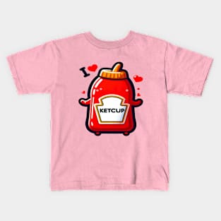 I Love Ketchup Kids T-Shirt
